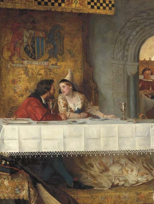 Philip Hermogenes Calderon Words of Love Spain oil painting art